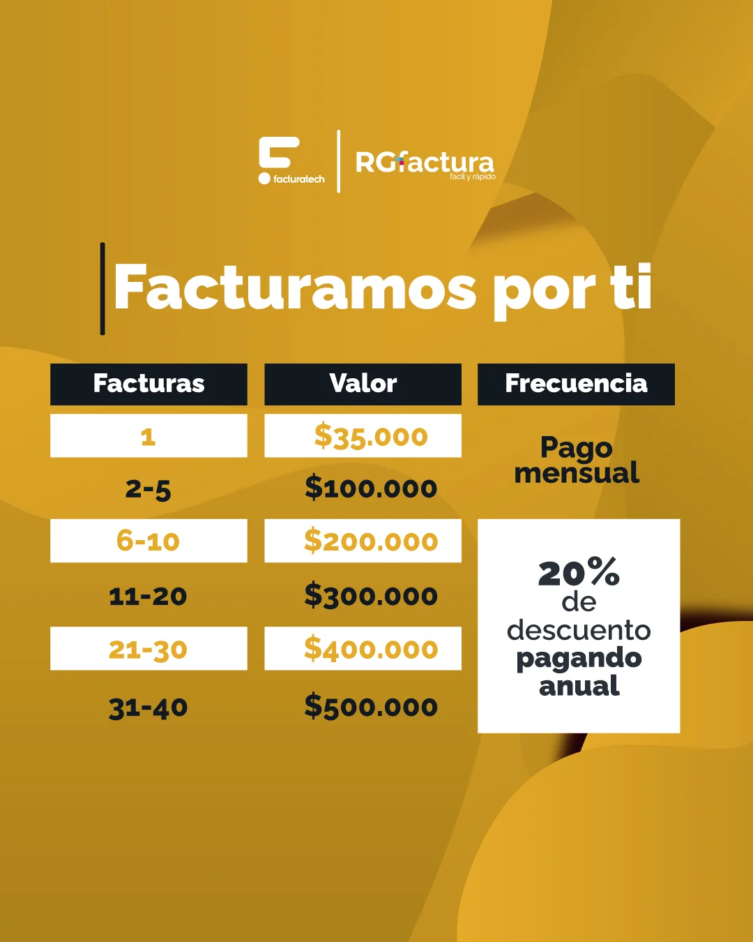 Facturamos por ti